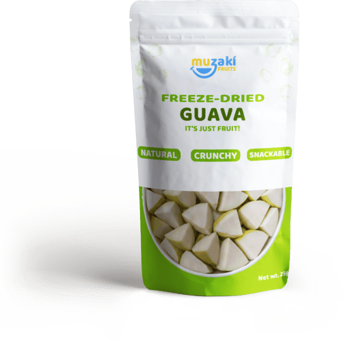 Muzaki Freeze-Dried Guava – Vitamin C Powerhouse (25g)